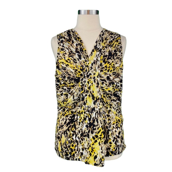 Lane Bryant Animal Print Sleeveless Blouse